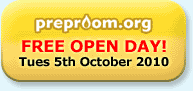 preproom.org FREE OPEN DAY! Tues 5th October 2010