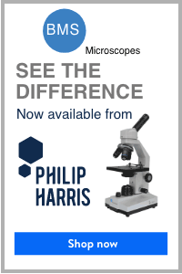 BMS microscopes now available from Philip Harris