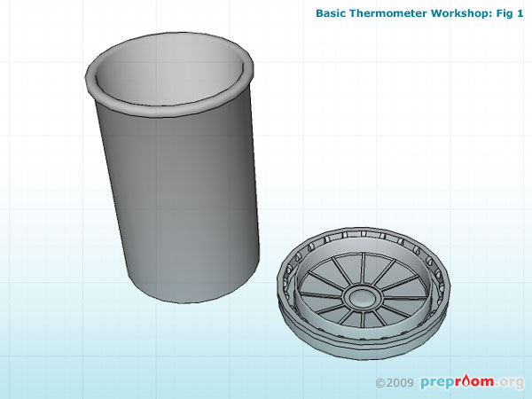 Fig 1: Empty film canister