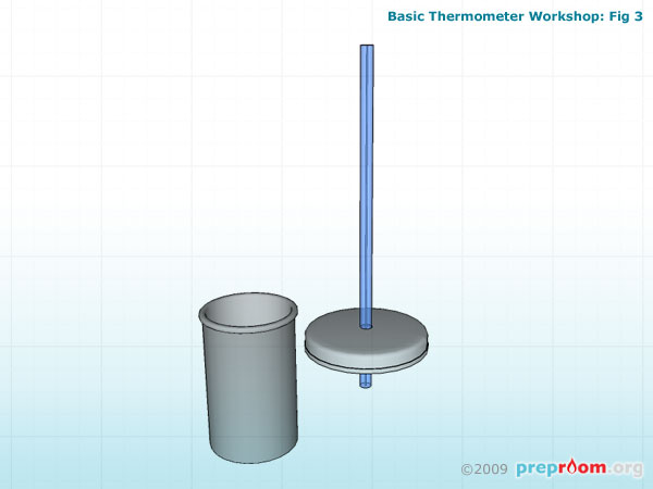 Fig 3: Capillary tube inserted into the lid hole