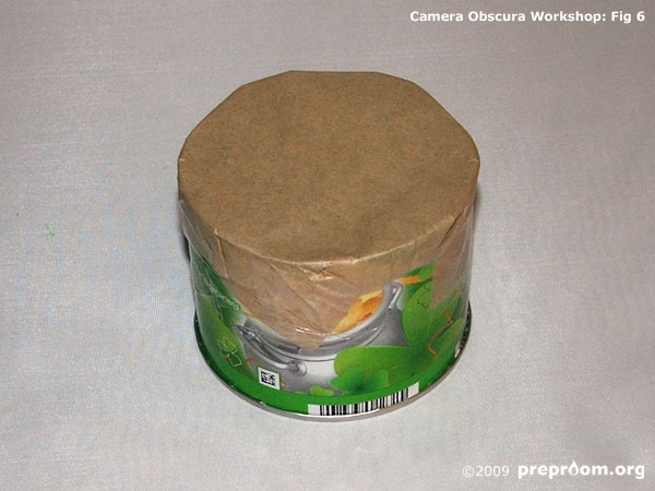 Fig 6: Tracing paper in place