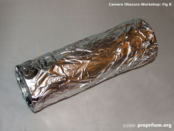 Fig 8: Tube in aluminium foil