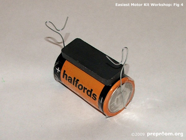 Fig 4: Magnet in place