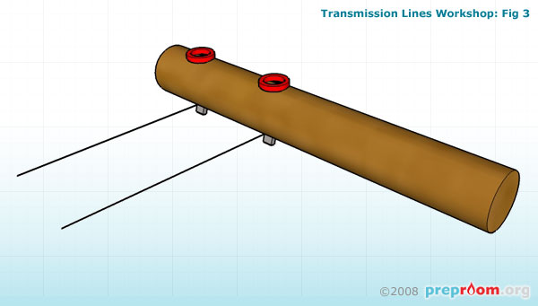 Fig 3: Nichrome wire connected to the sockets